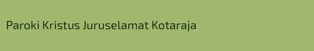 Paroki Kristus Juruselamat Kotaraja